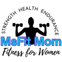 MsFit Mom Logo White